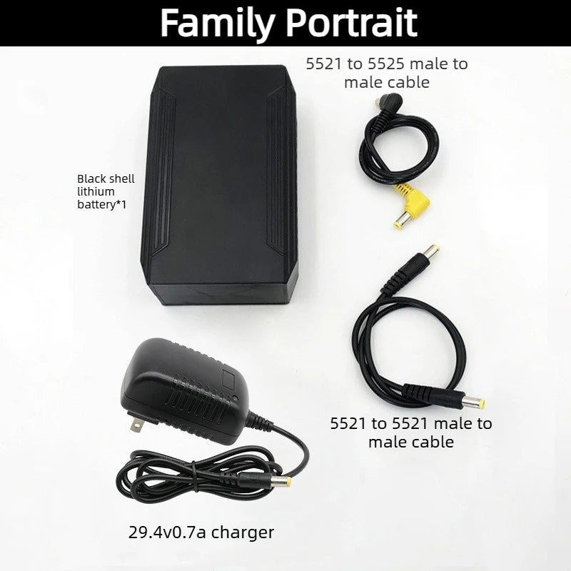 High Quality 24V 12V 5V 18200Mah/22400Mah Li-Ion Battery for Portable Outdoor UPS Router/Monitor/Cellphone/Led Lights Power Bank